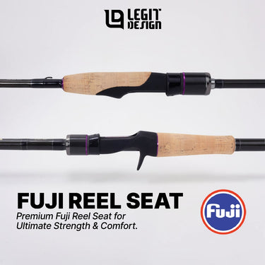 LEGIT DESIGN - WILD SIDE 1 SECTION / 1.5 SECTION ARAMID REINFORCEMENT PREMIUM SPINNING/BAITCASTING ROD JAPAN