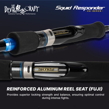 DEVIL CRAFT - SQUID RESPONDER - 2 SECTION EGI SERIES SLOW JIGGING SPINNING ROD