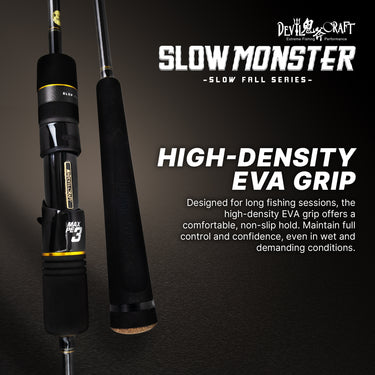 DEVIL CRAFT - SLOW MONSTER - SLOW FALL SERIES 1 SECTION BAITCASTING SLOW JIGGING ROD