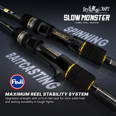 DEVIL CRAFT - SLOW MONSTER - LONG FALL SERIES SPINNING/CASTING ROD