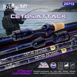 DEVIL CRAFT - CETUS ATTACK ULTRA LIGHT GAME - 2 SECTION ULTRA LIGHT ROD SPINNING/CASTING ROD