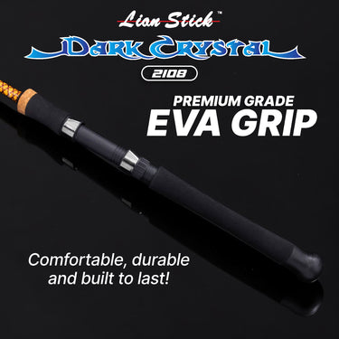 LIAN STICK - DARK CRYSTAL CARBON ROD 2 SECTION SPINNING ROD