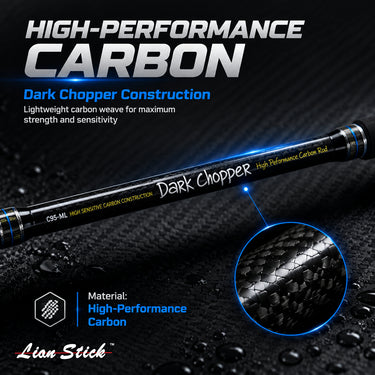 LIAN STICK - MIXOR 2 SECTION CARBON SPINNING ROD