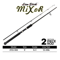 LIAN STICK - MIXOR 2 SECTION SPINNING ROD