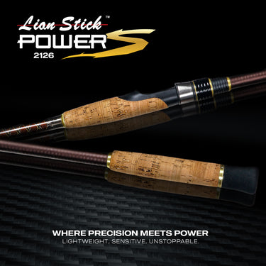 LIAN STICK - POWER 5 SPINNING ROD 2 SECTION ROD