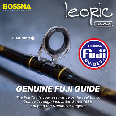 BOSSNA - LEORIC CARBON BAITCASTING FISHING ROD 2-SECTION FISHING POND ROD CASTING ROD