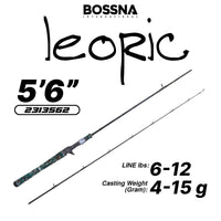 BOSSNA - LEORIC CARBON BAITCASTING FISHING ROD 2-SECTION FISHING POND ROD CASTING ROD