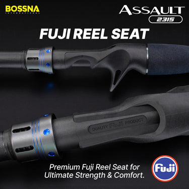 BOSSNA - ASSAULT 2 SECTION BAITCASTING CARBON ROD