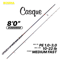 BOSSNA - CASQUE 2 SECTION SPINNING ROD POND FISHING LIGHT BOTTOM