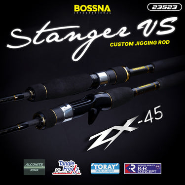 BOSSNA - STANGER VS BUTT JOINTED SPINNING/CASTING JIGGING ROD