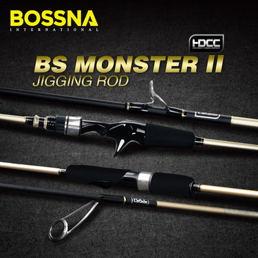 BOSSNA - BS MONSTER II 6ft JIGGING ROD - SOLID CARBON SPINNING/CASTING ROD