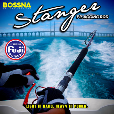 BOSSNA - STANGER PR 1 SECTION BAITCASTING/SPINNING JIGGING ROD