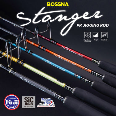 BOSSNA - STANGER PR 1 SECTION BAITCASTING/SPINNING JIGGING ROD