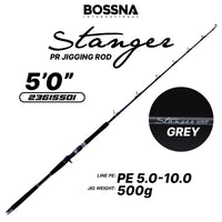 BOSSNA - STANGER PR 1 SECTION BAITCASTING/SPINNING JIGGING ROD
