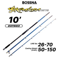BOSSNA - BOSSNA KRAKEN HI-CABRON SURF CAST SPINNING ROD 3-SECTION LONG CAST SURF ROD