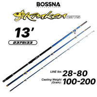 BOSSNA - BOSSNA KRAKEN HI-CABRON SURF CAST SPINNING ROD 3-SECTION LONG CAST SURF ROD