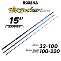 BOSSNA - BOSSNA KRAKEN HI-CABRON SURF CAST SPINNING ROD 3-SECTION LONG CAST SURF ROD