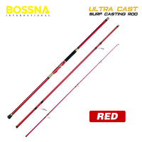 BOSSNA - ULTRACAST 12ft/13ft/14ft SURF ROD 3 SECTION ROD LONG CASTING SURF ROD