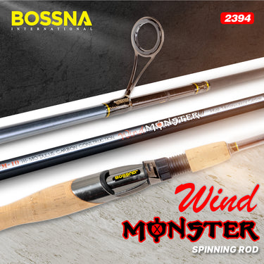 BOSSNA - WIND MASTER - SPINNING ROD - 2 SECTION LURE CASTING ROD