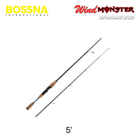 BOSSNA - WIND MASTER - SPINNING ROD - 2 SECTION LURE CASTING ROD
