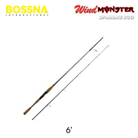 BOSSNA - WIND MASTER - SPINNING ROD - 2 SECTION LURE CASTING ROD