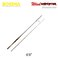 BOSSNA - WIND MASTER - SPINNING ROD - 2 SECTION LURE CASTING ROD