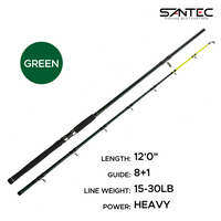 SANTEC - NESSY GRAPHITE 2 SECTION SPINNING FISHING ROD