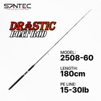 SANTEC - DRASTIC 1 SECTION BOAT SPINNING ROD