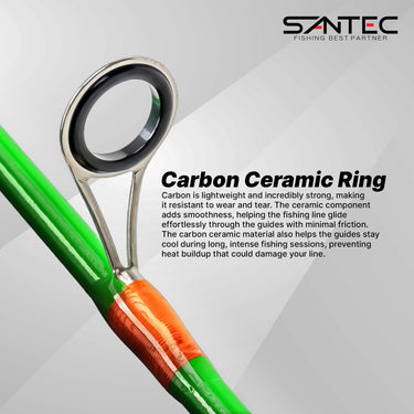SANTEC - TIGER PRAWN SOLID ROD 2691& 2692 ROD UDANG PRAWN ROD