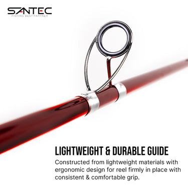 SANTEC - BULLET CAST 12ft/14ft/15ft/16ft SURF ROD 3 SECTION LONG CAST SURF