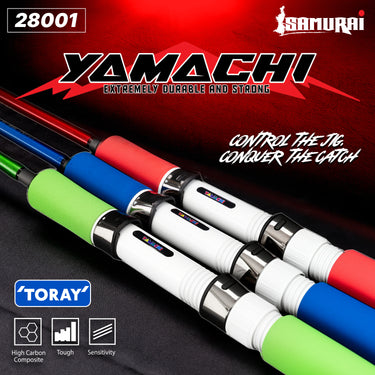 SAMURAI YAMACHI 2 SECTION SOLID SPINNING ROD JIGGING FISHING ROD