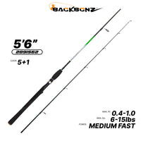 BACKBONZ - STEALTH-X 2 SECTION SPINNING ROD