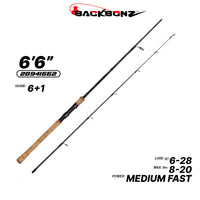 BACKBONZ - SASDINATA CARBON ROD 2 SECTION SPINNING ROD