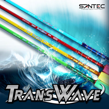 SANTEC - TRANSWAVE SOLID ROD 2 SECTION SPINNING ROD