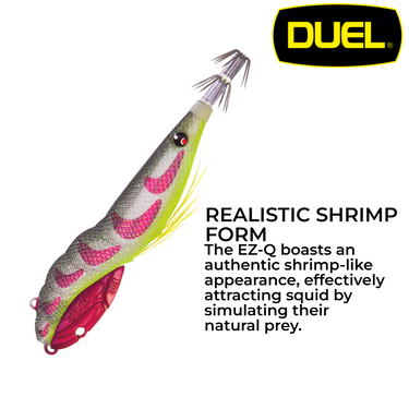 DUEL - EZ-Q SQUID HOOK 3.5" A1635/A1636/A1637 SQUID JIG SLOW JERK