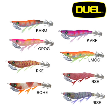 DUEL - EZ-Q CAST RATTLE 2.5" SQUID HOOK 75mm A1690 SQUID JIG SQUID BAIT