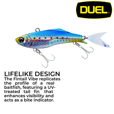 DUEL - HARDCORE FINTAIL VIBE 70mm/80mm - F1020/F1021 FISHING LURES
