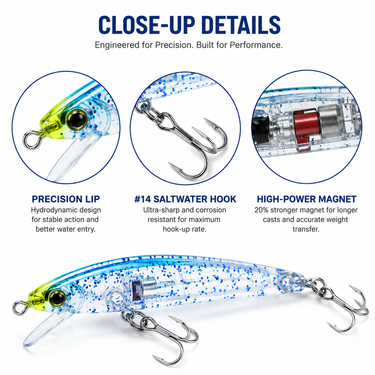 DUEL - HARDCORE LG MINNOW 50mm 2.5g F1198 FLOATING FISHING LURES