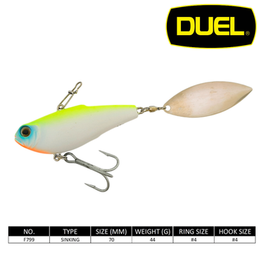 DUEL - LIVEBAIT VIBE BLADE 44g F799 SINKING LURE BASS FISHING LURES
