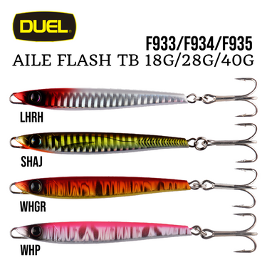 DUEL - AILE FLASH TB - F933/F934/F935/F936/F937/F938 - VERTICAL JIGGING - SLOW PITCH - METAL JIG