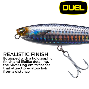 DUEL - SILVER DOG 90mm F940 FLOATING PENCIL CASTING LURE