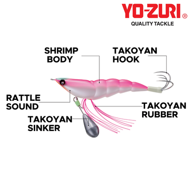 YOZURI - TAKOYAN OCTOPUS JIG 31g/42g E1338/E1339 SQUID JIG