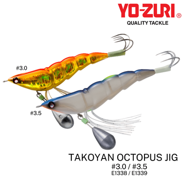 YOZURI - TAKOYAN OCTOPUS JIG 31g/42g E1338/E1339 SQUID JIG