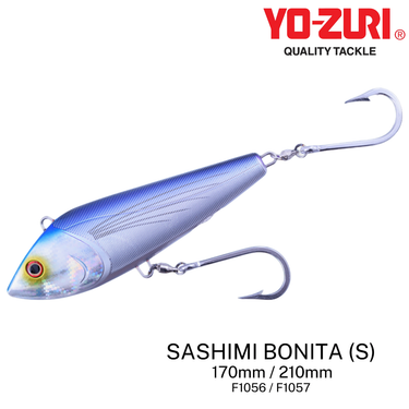 YOZURI - SASHIMI BONITA SINKING 170mm/210mm F1056/F1057 BIG GAME FISHING LURE TROLLING LURES