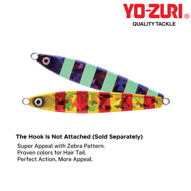 YOZURI - BLANKA SPECIAL ZEBRA - 80g/100g/125g/150g - F1114/F1115/F1116/F1117 - METAL JIG