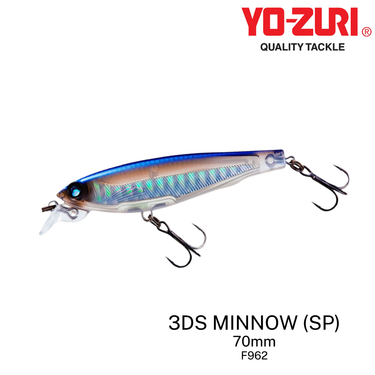 YOZURI - 3DS MINNOW SUSPENDING 70mm F962 FISHING LURES