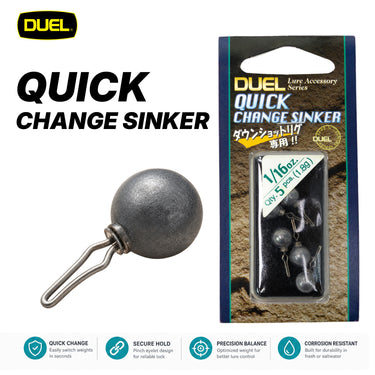 DUEL - QUICK CHAMHE SINKER 1/16oz / 1.8g FISHING SINKER