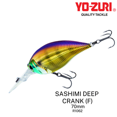 YOZURI - SASHIMI DEEP CRANK FLOATING 70mm R1062 FISHING LURES