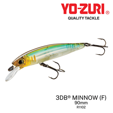 YOZURI - 3DB MINNOW 90mm R1102 FLOATING FISHING LURES