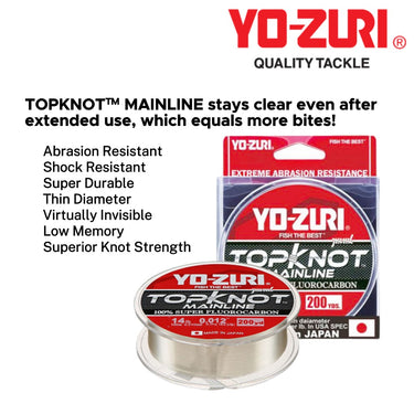 YOZURI - TOPKNOT MAINLINE 200YDS - MAINLINE MADE IN JAPAN